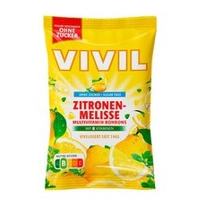 VIVIL® Zitronenmelisse ohne Zucker Bonbons 120,0 g