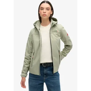 Superdry Outdoorjacke »HOODED CLASSIC TREKKER JKT«, mit Kapuze, grün