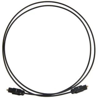 PureLink HDSupply TC010-010 Toslink S/PDIF Audio Kabel, optisch LWL, Stecker-Stecker, Ø 2,2mm, 1,00m, schwarz