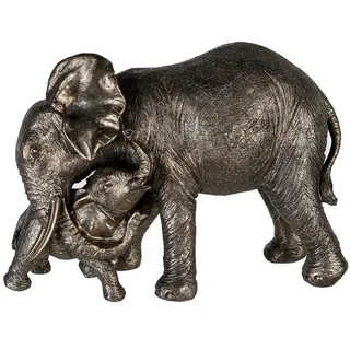 Gilde Tierfigur Elefant Zambezi goldfarben