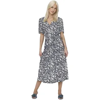 Only Damen Kleid ONLHALIA Regular Fit Blau Caroline Flower 15323675