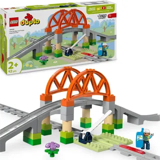 LEGO DUPLO 10426 Eisenbahnbrücke und Schienen - Erweiterungsset