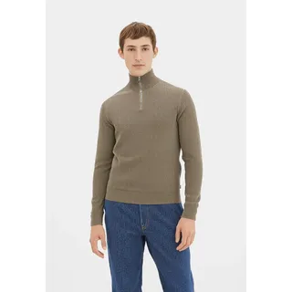 ONLY & SONS Strickpullover »ONSPHIL REG 12 STRUC HALF ZIP KNIT NOOS«, beige