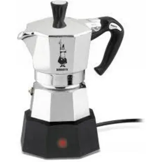 Bialetti Moka Elettrika 2 Tassen Schwarz/Silber