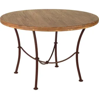 Mexico Esstisch 120cm - rund Massivholz Pinie  Mexiko Möbel Mexikanisch