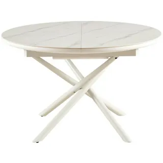 SalesFever Esstisch 120 cm Weiß