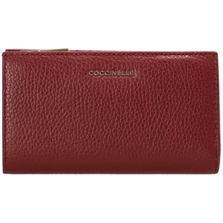 Coccinelle Metallic Soft Geldbörse Damen rot