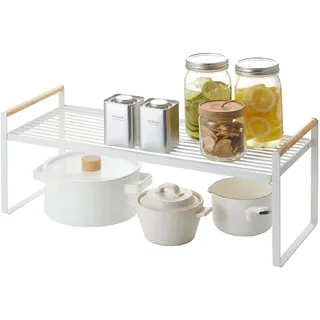 Yamazaki TOSCA Küchenregal 60 x 22,5 x 22 cm Weiß