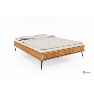 byoak Bettgestell Lina 160x200 Wildeiche , Holz , Echtholz,Wildeiche , 160x200 cm , Schlafzimmer, Betten