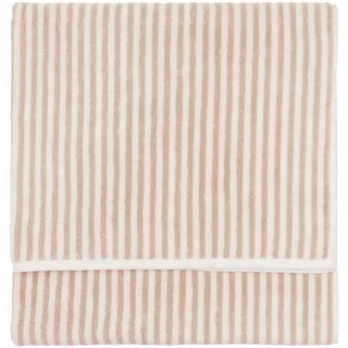 Yard Hebden Badehandtuch – Ultra Weich 100% Baumwolle Frottee Gestreift Luxus Badezimmer Handtuch (Natürlich – 100x150cm)