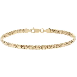 Armkette FIRETTI "Schmuck Geschenk Gold 375 Armschmuck Armband Goldarmband Königskette" Gr. 21, gold (gelbgoldfarben), Armbänder, Damen, 21, Gelbgold 375, Armkette