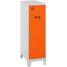 Simonrack Schließfach, Metall, Grau/Orange, 1015x400x500