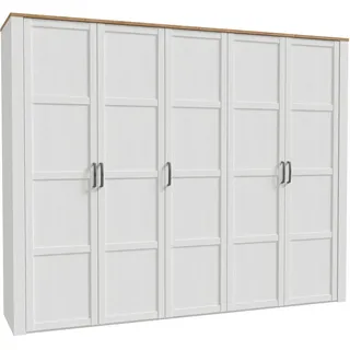 Forte Kleiderschrank Bohol 265,6 x 214 x 59,6 cm Riviera Eiche/Sibiu Lärche Hell