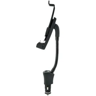 Schwaiger LHSA300M 513 Kfz-Halter Schwanenhals Micro-USB 12 Volt schwarz