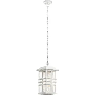 Elstead Lighting Laterne spritzwassergeschützt 133,6 cm E27 IP44 Weiß