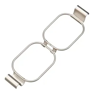 VERMOP Halterahmen für Wäschenetze, Wäschebeutel zum Einhängen in Rahmen, 2 x 20 Liter