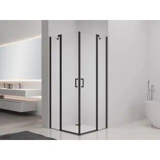 baliv Duschkabine DUK-90.51E 90 cm x 90 cm Schwarz Matt