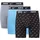 Boxer Brief 3PK grau/blue XL