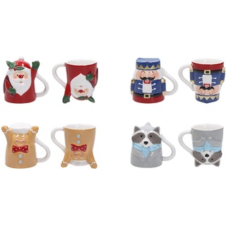 Tognana Up & Down Weihnachten Set 4 Mug