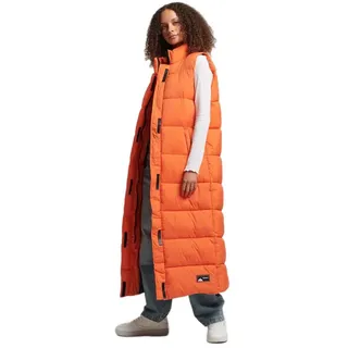 Superdry Code Sl Touchline Padded Nh Jacke - Orange Grid - XS