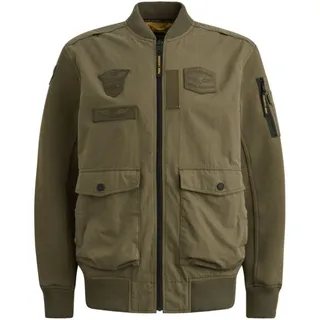 Bomberjacke PME LEGEND, Herren, Gr. 3XL, ivy grün, Web, Obermaterial: 68% Baumwolle, 32% Nylon, normal hüftlang, angesetztes Bündchen, Jacken Bomberjacke, Ärmel aus Sweatware, Vorder- und Rückenteil aus Webware