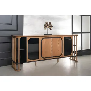 Sideboard Kommode Schrank Konsole Anrichte Büromöbel Büro Einrichtung Holz Neu - Braun