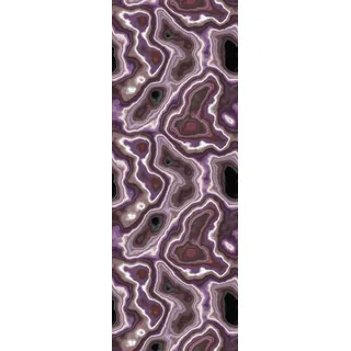 queence Vinyltapete »Thiev« Steinoptik glatt 90x250cm, selbstklebend, kinderleichte Anbringung,, Sticker, lila