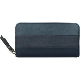 TOM TAILOR Ellen Damen Geldbörse Portemonnaie Reißverschluss Groß Blue