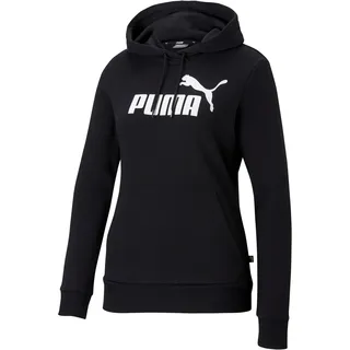 Puma Damen ESS Logo Hoodie TR Sweatshirt, Black, M