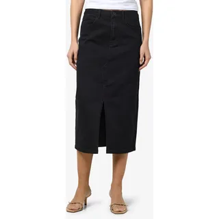 Noisy may Jeansrock »NMKATH NW SLIT MIDI SKIRT VI478BL NOOS«, schwarz