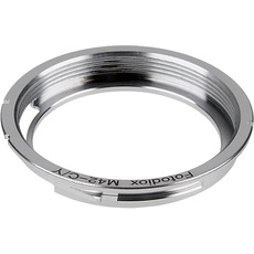 Fotodiox Pro Lens Mount Adapter - M42 Screw Mount SLR Lens to Contax Yashica (C/Y) 35mm SLR Camera Body