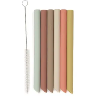 jollein Silikon Strohhalme 6 St. Mixed Shades
