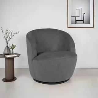 OTTO home Drehsessel FRAZEE grau 66 x 70 x 76 cm drehbar