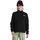 Fleece Jacke Schwarz L