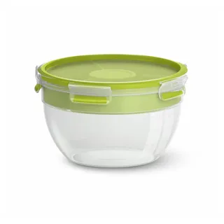 Emsa CLIP & GO - food storage container - green clear - 2.6 L