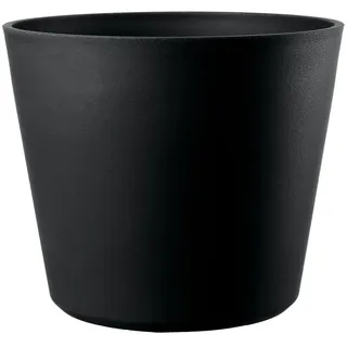 Kreher XXL Pflanztopf/Pflanzkübel rund mit 78 cm Durchmesser! Der Eye-Catcher für Garten, Terrasse, Restaurants & Gewerbe! In Anthrazit mit Matter Oberfläche (Schwarz)