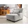 Relaxsessel Oase Mikrofaser 120 x 101 x 142 cm Silber mit 2 Zierkissen