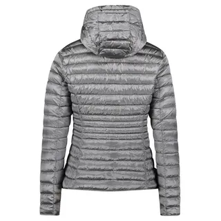 Cartoon Steppjacke mit Reißverschlusstaschen in hellgrau | Gr.: 36