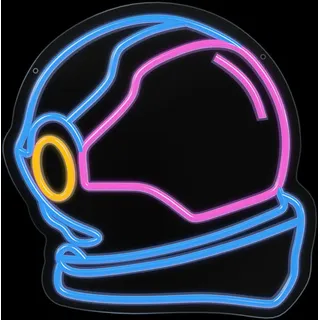 Forever Plexi Footballer Dekoratives Led-licht One Size - Orange, Blau, Rosa