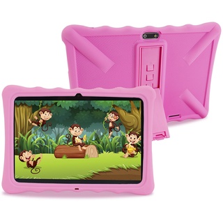 DAM Tablet für Kinder, WiFi, Betriebssystem Android 10, mit IWAWA, Display 25,7 cm (10,1 Zoll), 1280 x 800 Pixel, SC7731E, Arm CortexTM-A7 Quad-Core, 1,3 GHz, 2 GB RAM + 32 GB, Dual-Kamera,