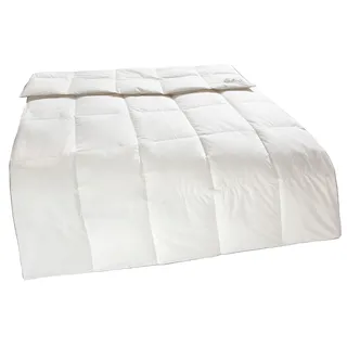 RIBECO Daunenbettdecke »Eve« leicht Füllung 90Daunen10Federn 1 Stk. tlg. Jubiläumsedition RIBECO weiß B/L: 200 cm x 220 cm