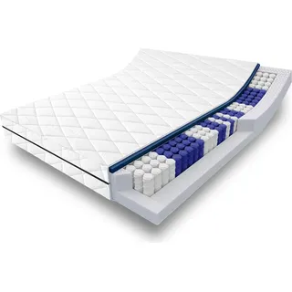 7 Zonen Taschenfederkernmatratze Sleezzz Superior 160 x 200 cm, Höhe 18 cm, Härtegrad H3