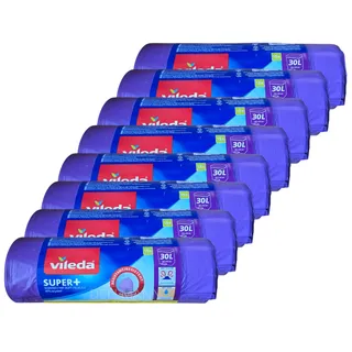 Vileda Müllbeutel, SUPER+ 30,0 l lila, 15 St.