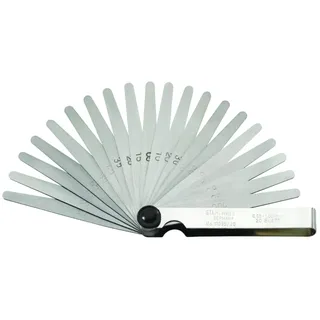Stahlwille 11095/20 Präzisions Fühlerlehre 20 Blatt 0,05-1,00mm metrisch 74240002