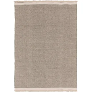 benuta Pop Wollteppich Karla Grau 80x120 cm , Textil , Beton Optik , Rechteckig , 80x120 cm , Gots , pflegeleicht , Teppiche und Böden, Teppiche, Schafwollteppiche