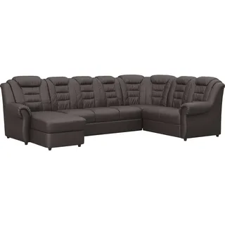 Home Affaire Wohnlandschaft U-Form Baumwolle/Polyester 3-Sitzer Braun