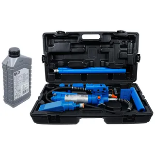 Bundle aus BGS 71036 | Hydrauliköl | mineralisch | HLP 46 | 1 l + BGS 1688 | Karosserie-Richt-Satz | hydraulisch | 4 t | inkl. Kunststoff-Koffer