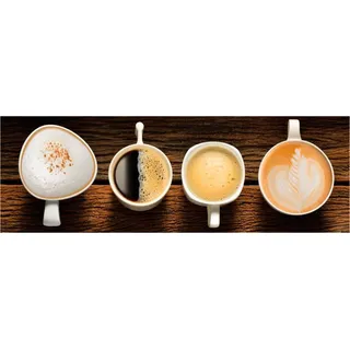 Andiamo Läufer »Kitchen« rechteckig 3 mm Höhe Vinyl-Küchenläufer, moderne Küchenmotive, Pasta, Gewürze, Kaffee, braun