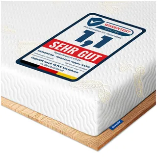 Newentor® Matratzen Topper 80x200cm H2 H3, Matratzentopper 80x200 Schlafsofa Bett Gelschaum, Mattress Topper 80x200 Boxspringbett Öko-Tex Zertifiziert Gel Bezug Kaltschaum 7CM Höhe