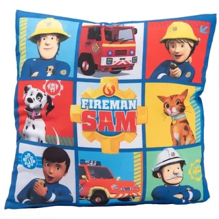 UNITED LABELS Feuerwehrmann Sam Dekokissen 30 x 30 cm Mehrfarbig